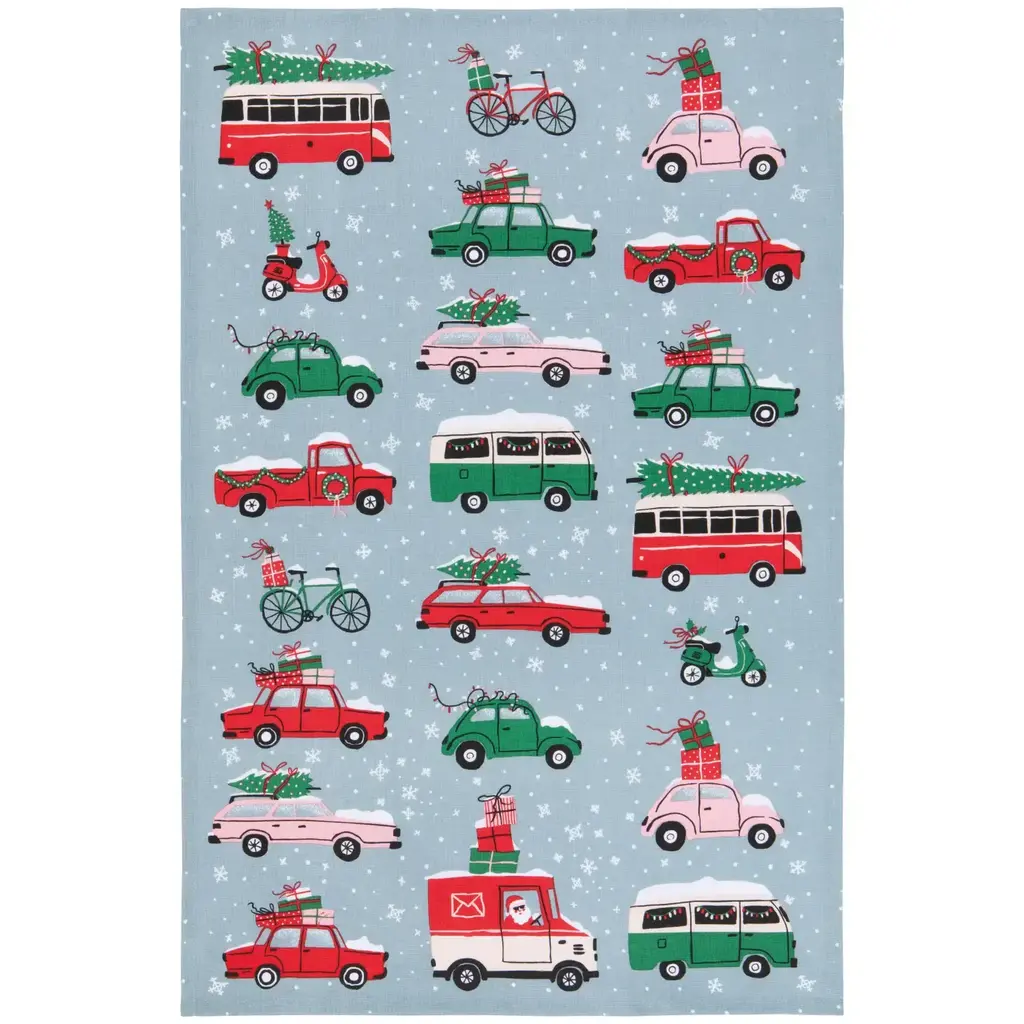 Danica Jubilee (Faire) Holiday Traffic - Christmas Dishtowel