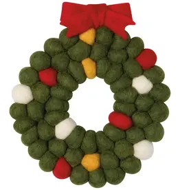 Danica Jubilee (Faire) Wreath Christmas - Felt Wool Trivet