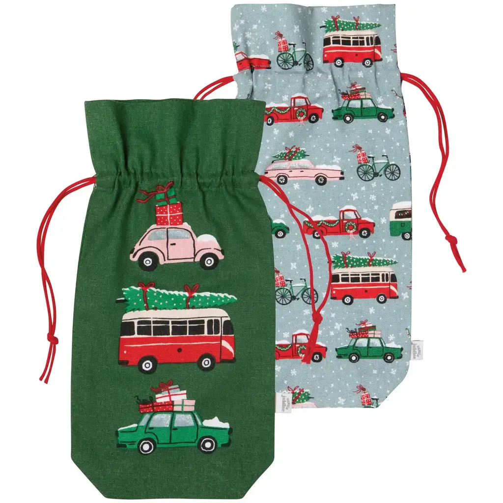Danica Jubilee (Faire) Holiday Traffic Christmas Wine Bag -