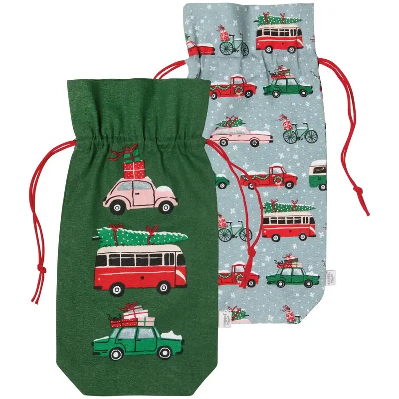 Danica Jubilee (Faire) Holiday Traffic Christmas Wine Bag -