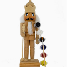 Nutcracker Ballet Gifts Unpainted Diy Nutcracker 6 Colors Paint Kit Brush 10 Inch