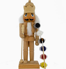 Nutcracker Ballet Gifts Unpainted Diy Nutcracker 6 Colors Paint Kit Brush 10 Inch