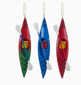 Kurt S. Adler Inc Ornament -  Resin Kayak Ornament Assorted