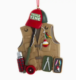 Kurt S. Adler Inc Ornament -  Fishing Vest