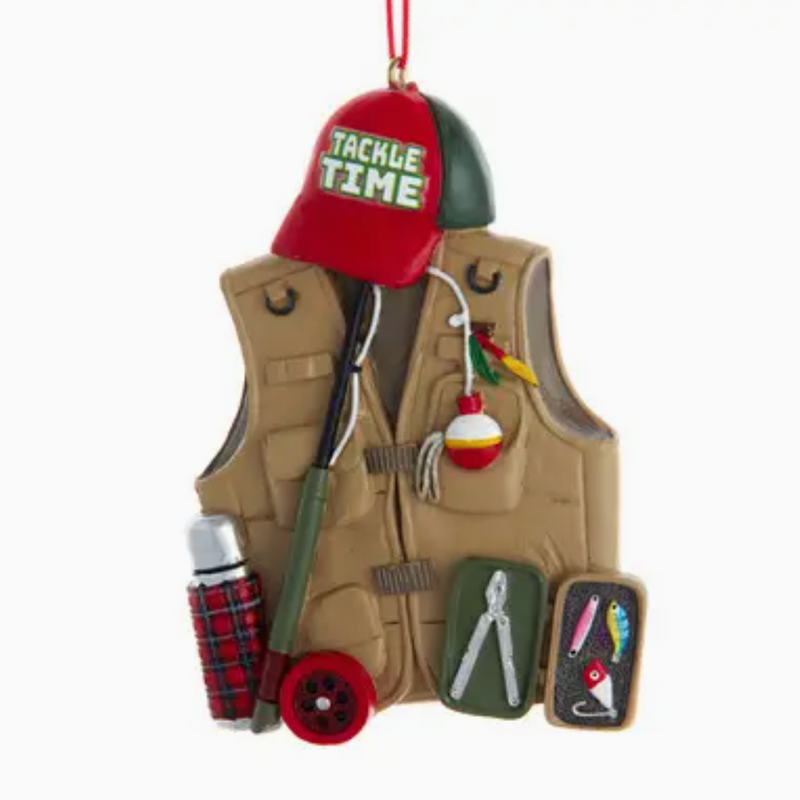 Kurt S. Adler Inc Ornament -  Fishing Vest