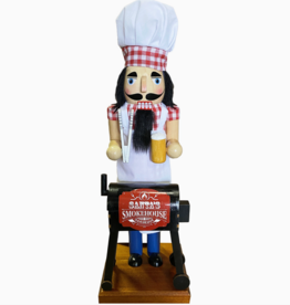 Santa's Workshop Nutcracker - 14" Smokehouse Cook