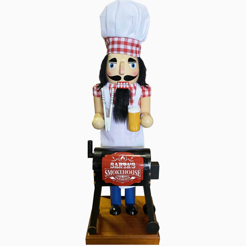 Santa's Workshop Nutcracker - 14" Smokehouse Cook