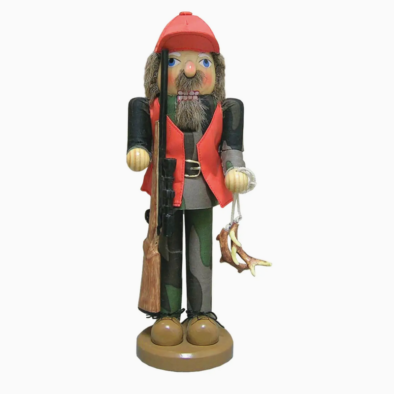 Santa's Workshop Nutcracker - 15" Deer Hunter Nutcracker