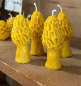 Sister Bees LLC Candle - Morel Mushroom Pure Beeswax