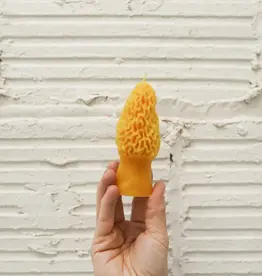 Morel Large - Pure Beeswax Candle
