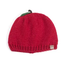 Red Apple‑Shaped Baby Toddler Knit Beanie
