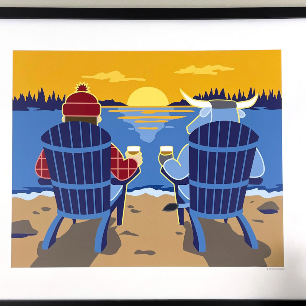 Cindy Lindgren Bunyan Sunset Print (8x10)