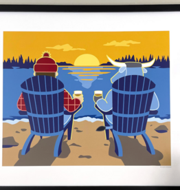 Cindy Lindgren Bunyan Sunset Print (8x10)