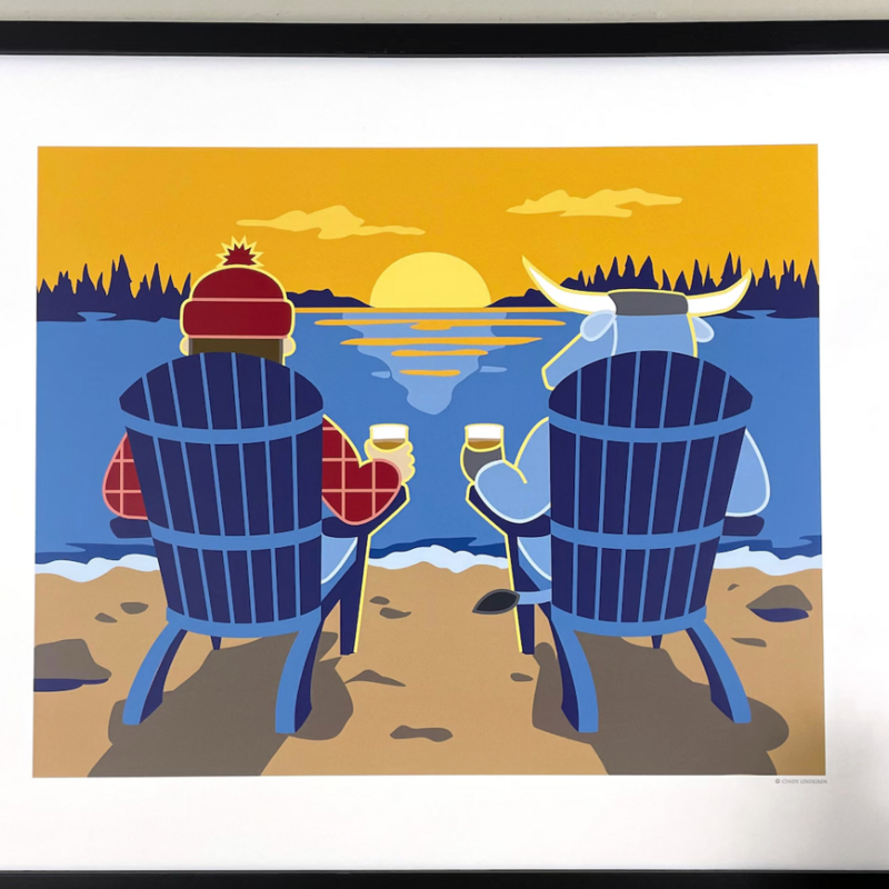 Cindy Lindgren Bunyan Sunset Print (8x10)