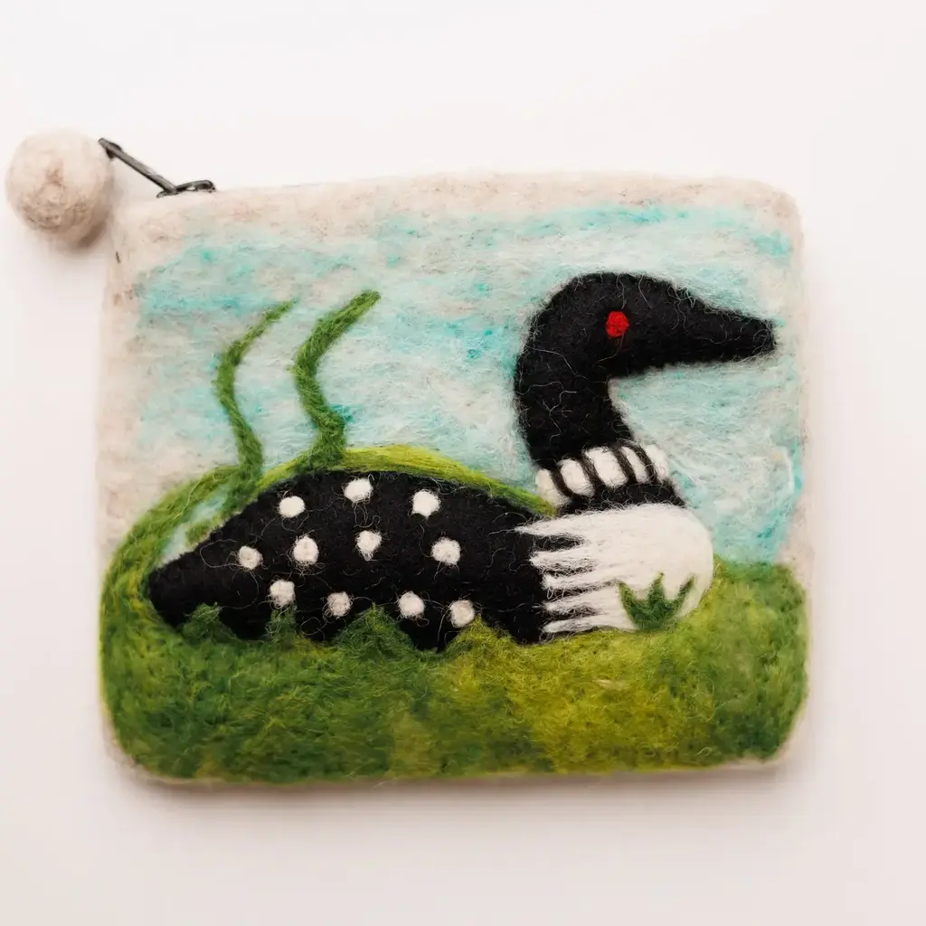 Talla Imports Felt Loon Purse