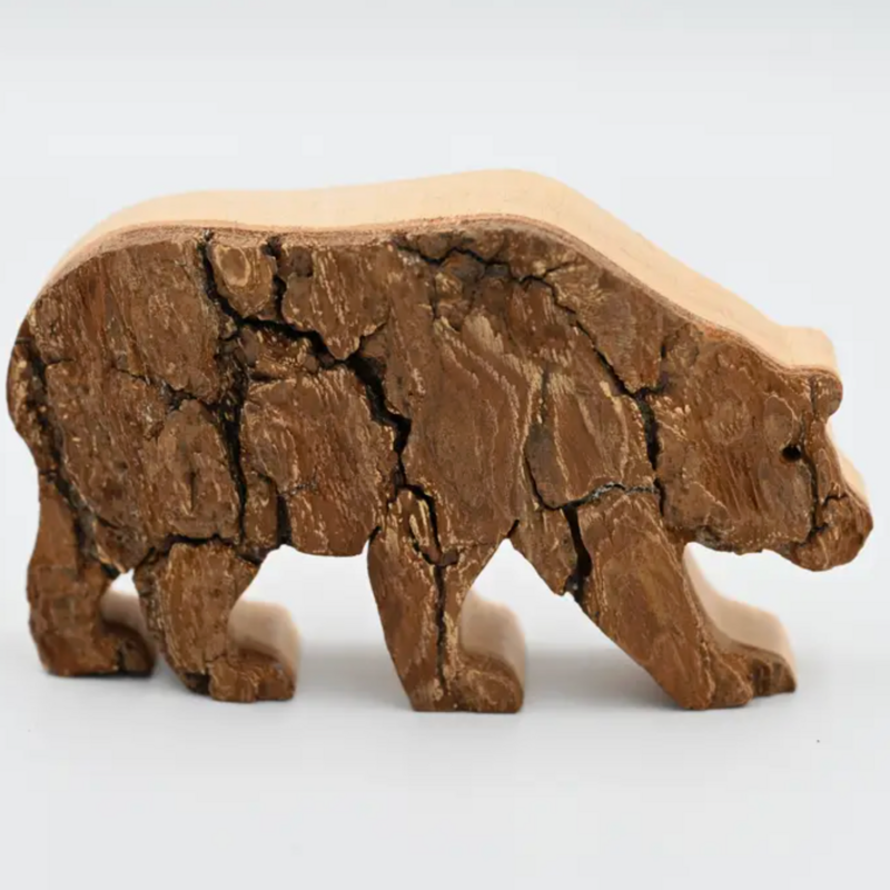 Talla Imports Small Bark Standing Bear