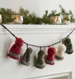 Your Heart's Content Mini Hand Knit Hat Garland
