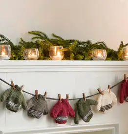 Your Heart's Content Mini Hand Knit Sweater Garland