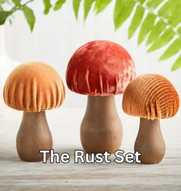 Your Heart's Content Rust Velvet Mushroom - Small