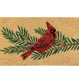 Now Designs by Danica Doormat - Bird & Boughs Cardinal