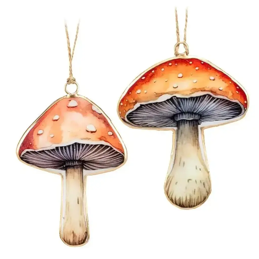 Abbott Ornament - Mushroom - Assorted