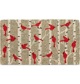 Abbott Doormat - Cardinals in Birch