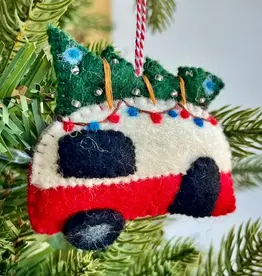 Ornaments 4 Orphans Camper - Felt Wool Christmas Ornament