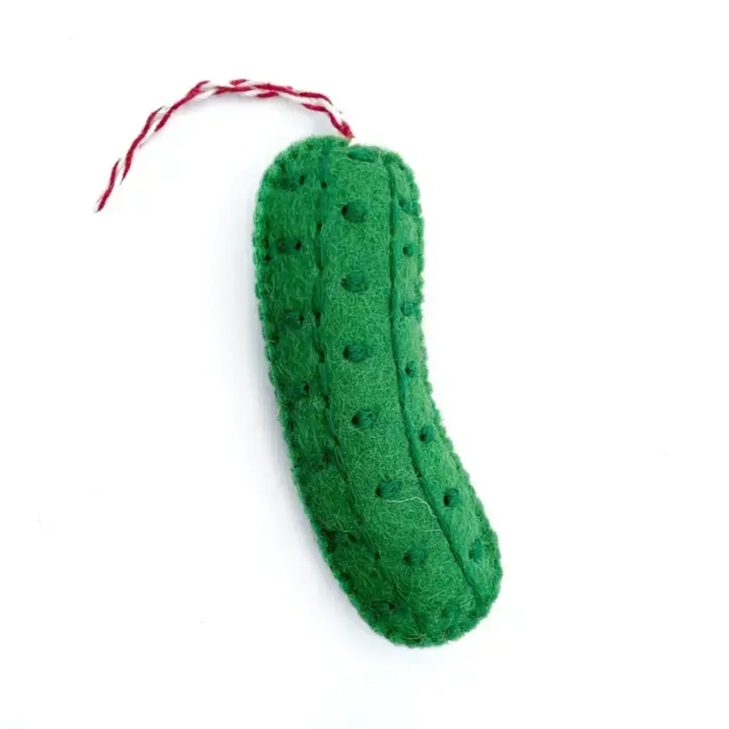 Ornaments 4 Orphans Pickle - Felt Wool Christmas Ornament