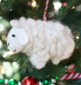 Ornaments 4 Orphans Sheep - Felt Wool Christmas Ornament