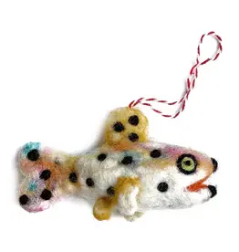Ornaments 4 Orphans Trout - Felt Wool Christmas Ornament