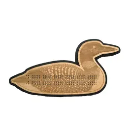 D&D Custom Laser Designs Loon 2 Track Cribbage Board