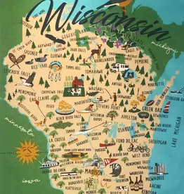 Galleyware Wisconsin Tea Towel