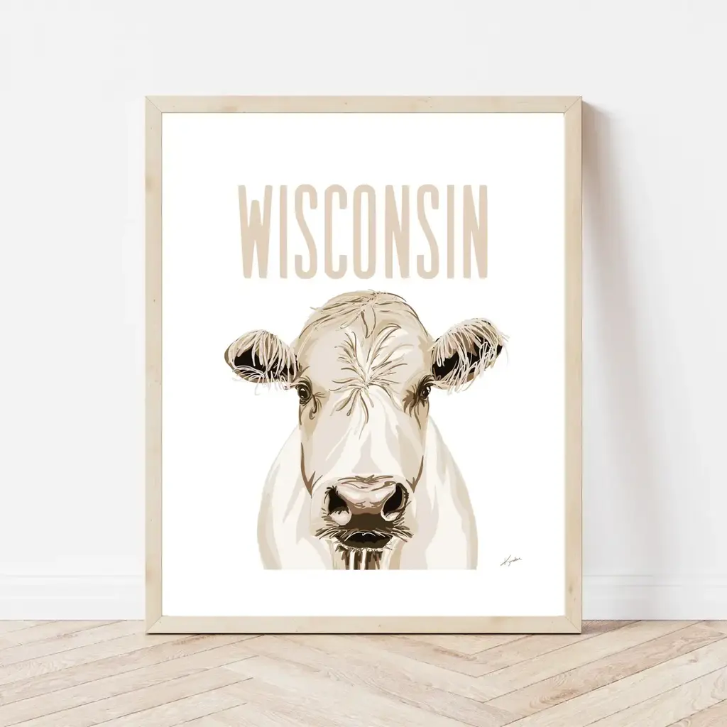Kinden Shop Wisconsin Dairy & Agriculture - WI Cow Notecard