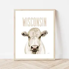 Kinden Shop Wisconsin Dairy & Agriculture - WI Cow Notecard