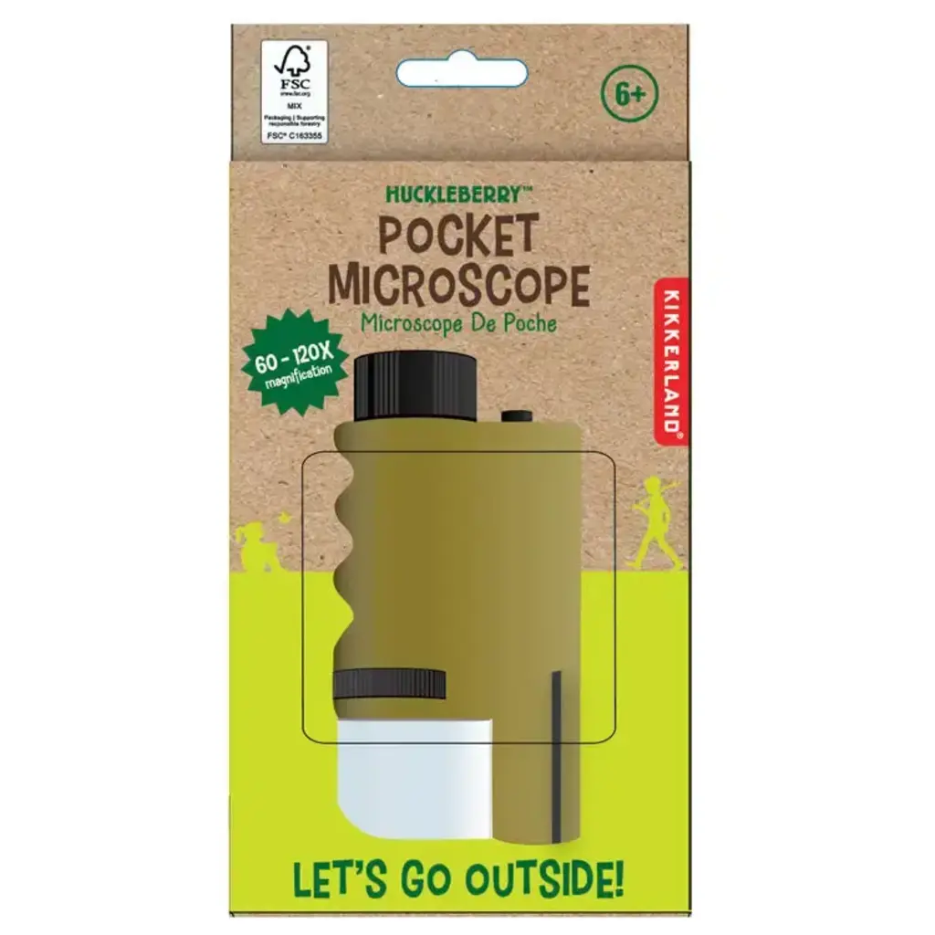 Kikkerland Huckleberry Pocket Microscope