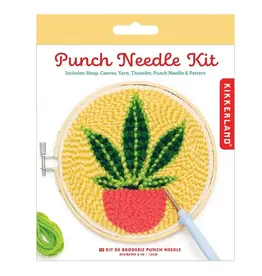 Kikkerland Plant Punch Needle Kit