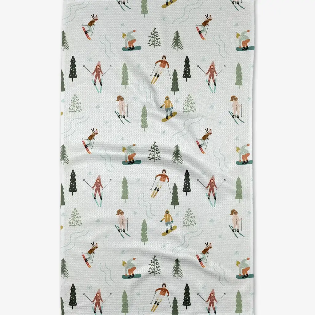 Geometry (Faire) Holiday Tea Towel -