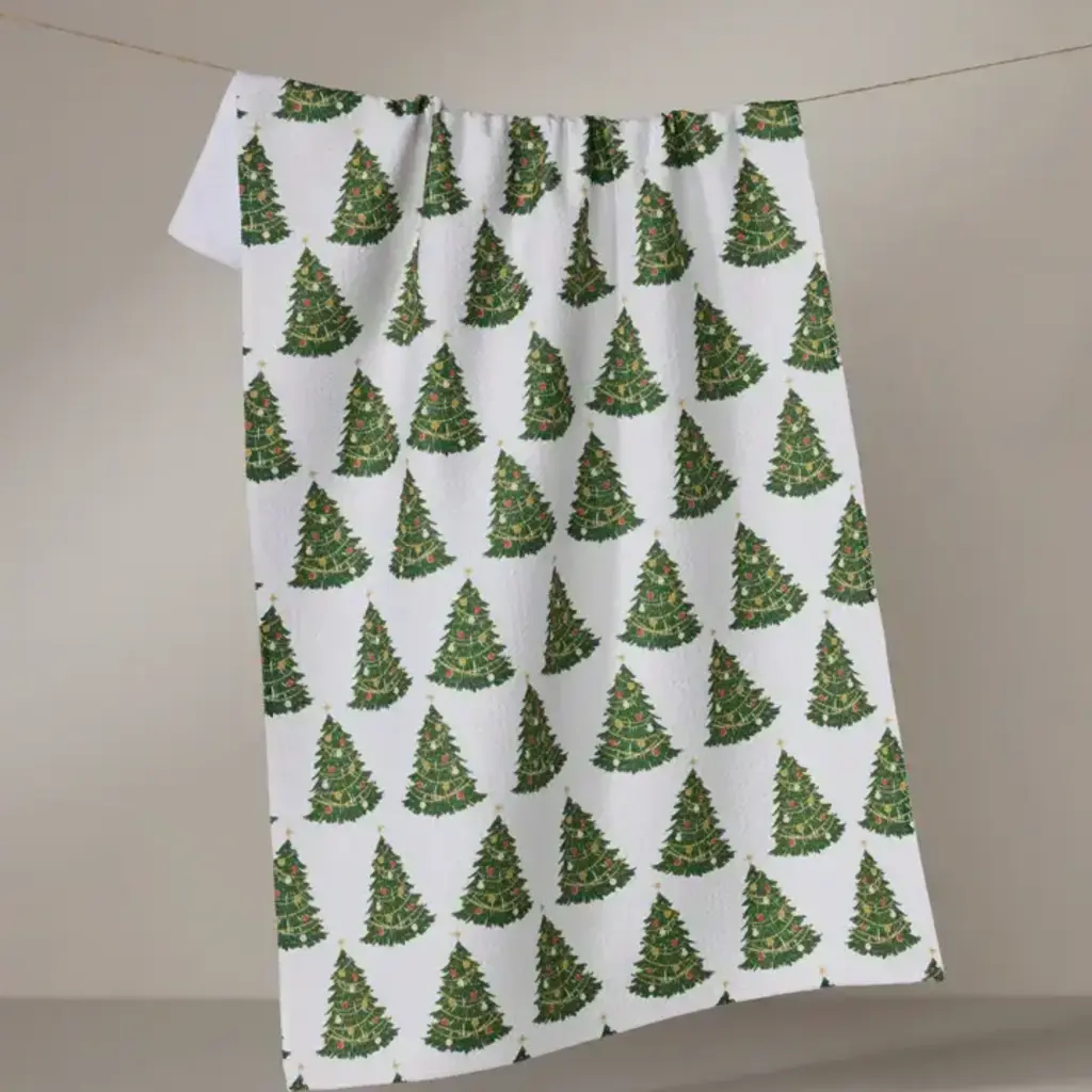 Geometry (Faire) Holiday Tea Towel -