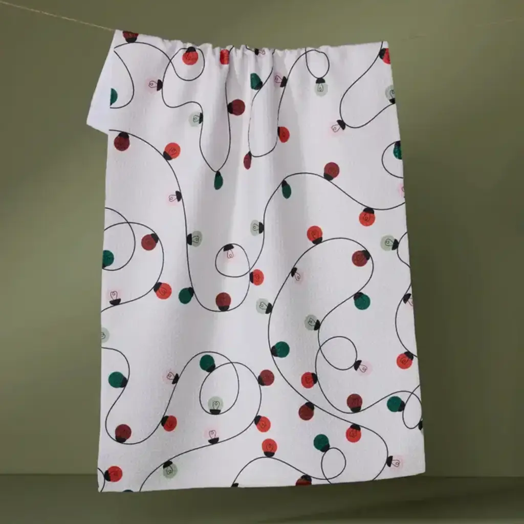 Geometry (Faire) Holiday Tea Towel -
