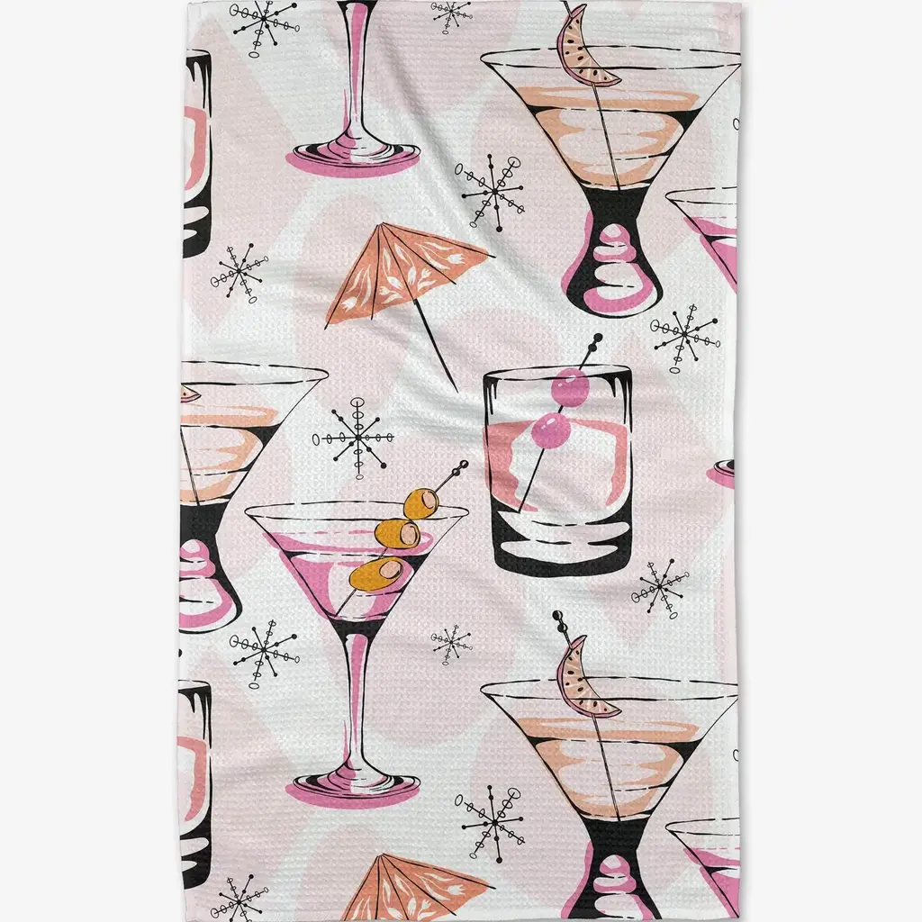 Geometry (Faire) Themed Tea Towel -