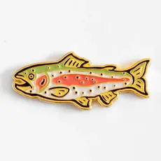 Union Made Protect Our National Parks Enamel Pin - Metallic Gold
