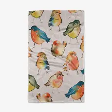 Geometry (Faire) Tea Towel -  Tweet Tweet