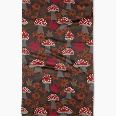 Geometry (Faire) Tea Towel -  Mushroom Forest