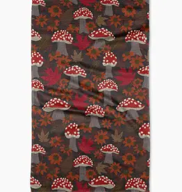 Geometry (Faire) Tea Towel -  Mushroom Forest