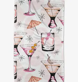 Geometry (Faire) Tea Towel -  Cocktail Hour