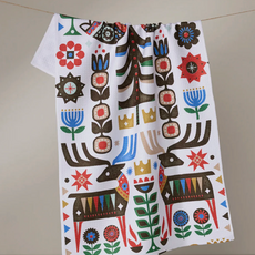Geometry (Faire) Holiday Tea Towel -  Everfolk