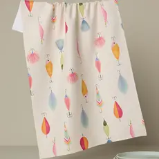 Geometry (Faire) Tea Towel -  Fishing Lures