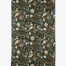 Geometry (Faire) Tea Towel -  Cottage Meadow Sepia