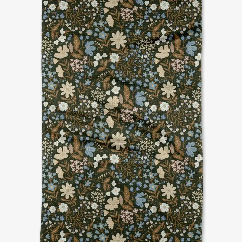Geometry (Faire) Tea Towel -  Cottage Meadow Sepia