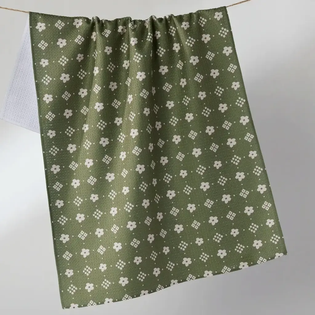 Geometry (Faire) Tea Towel -  Green Gables